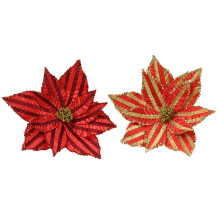Artificial flower, poinsettia, 27 cm