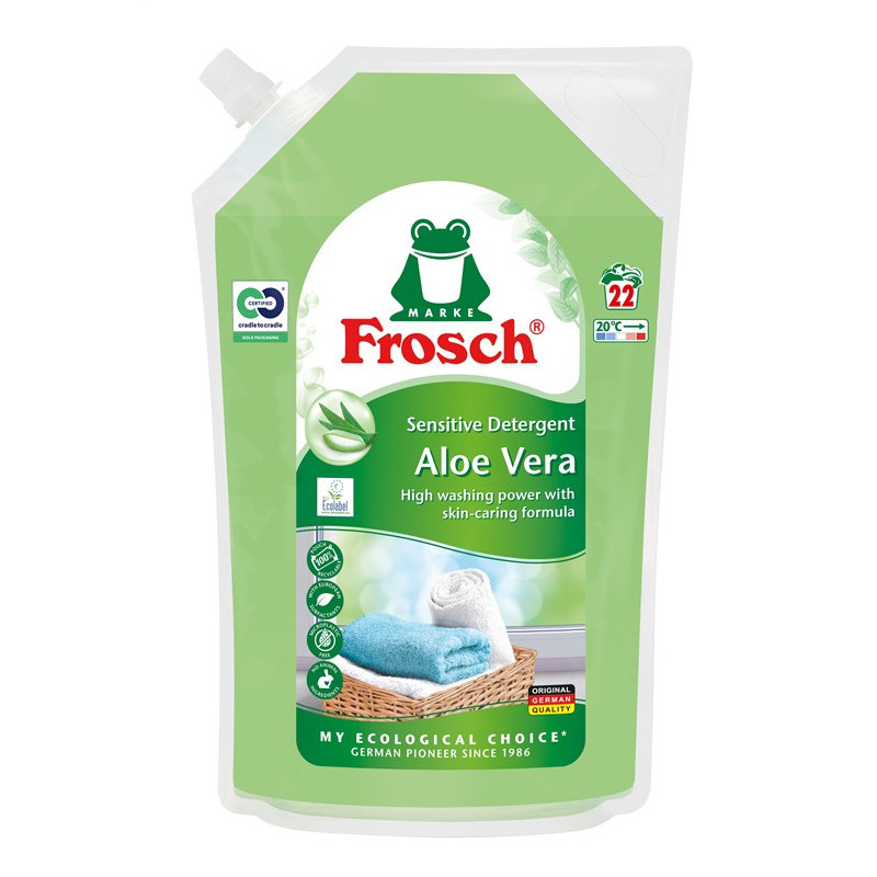 Liquid detergent Frosch Alow Vera Sensitive, 1.5 l