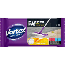 MOP WIPES VORTEXWET CITRUS BREEZE 15PCS