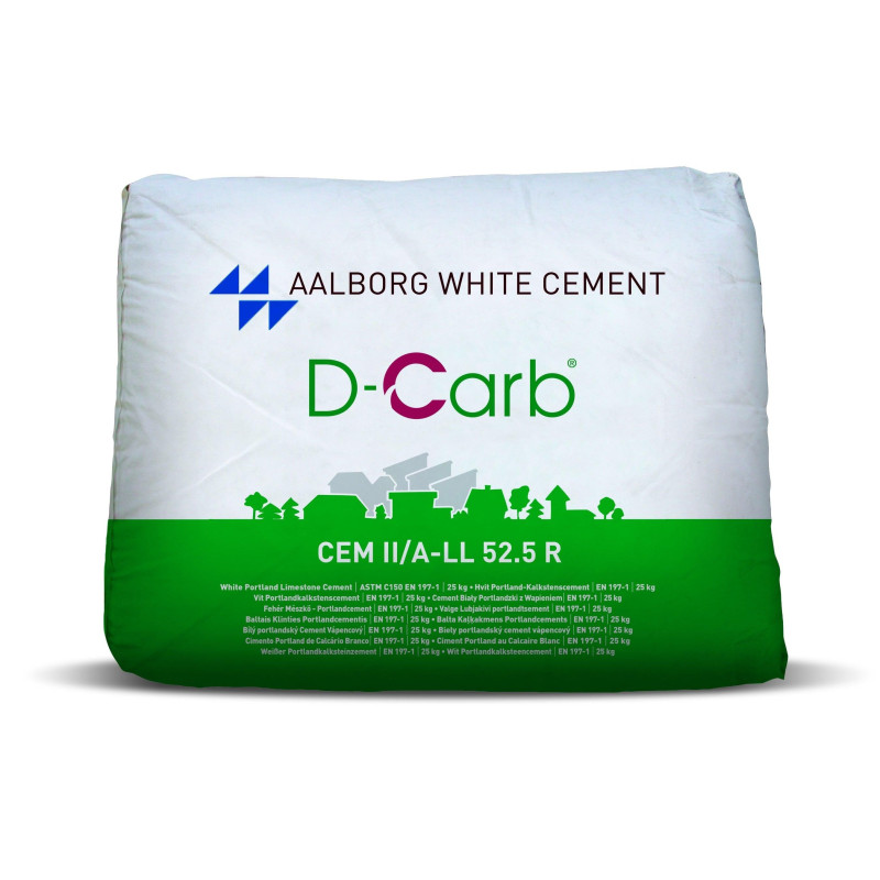 White cement Aalborg White, 25 kg