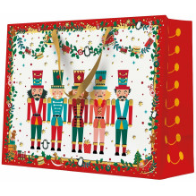 Gift bag Nutcracker, 26.5 cm x 33.5 cm