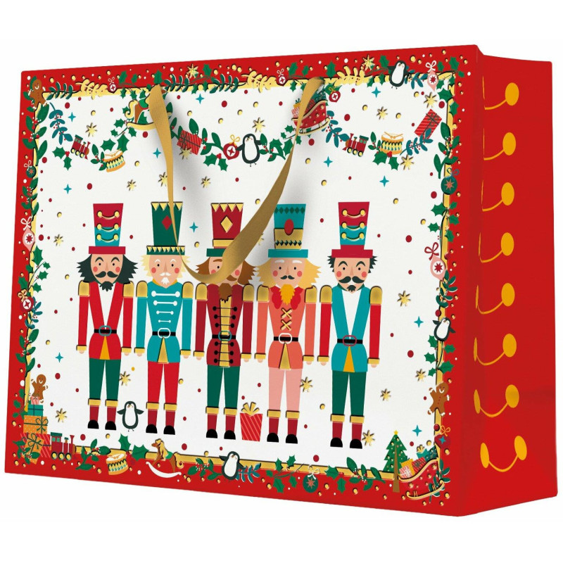 Gift bag Nutcracker, 26.5 cm x 33.5 cm