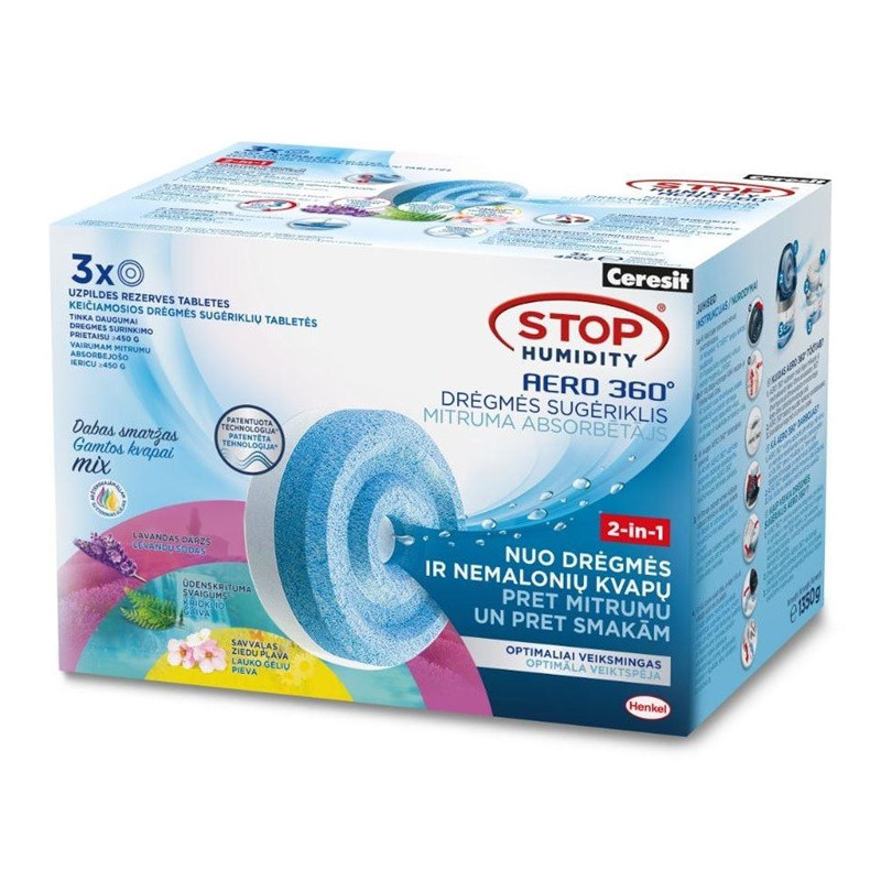 Drėgmės rinktuvo tabletės Ceresit, 1350 g
