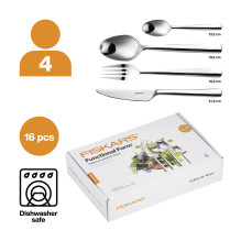 Cutlery set Fiskars FF, silver Cutlery set Fiskars FF, silver