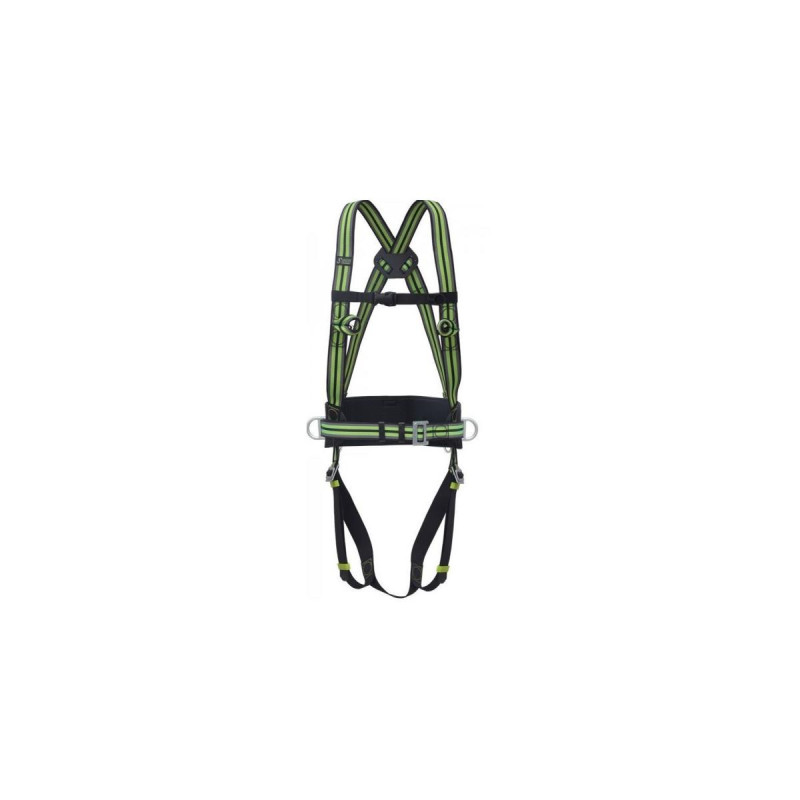 Safety harness FA1020300, 100 cm, black / green