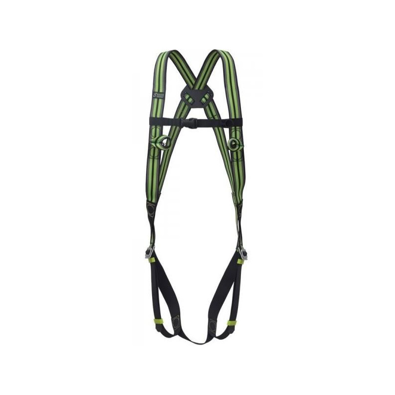 Safety harness FA1010300, 100 cm, black / green