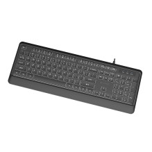 Gembird KB-UML-04 Slim wired backlight keyboard, black, US layout Gembird KB-UML-04 Slim wired backlight keyboard, black, US layout