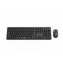 Gembird KBS-WMS-01 Silent key Pro Business wireless desktop set, black, US layout Gembird KBS-WMS-01 Silent key Pro Business wireless desktop set, black, US layout