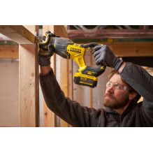 Stanley Fatmax SFMCS311B Reciprocating saw 18 V black, yellow