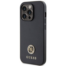 Guess GUHCP15XPS4DGPK iPhone 15 Pro Max 6.7" black / black hardcase Strass Metal Logo