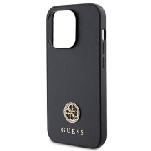 Guess GUHCP15XPS4DGPK iPhone 15 Pro Max 6.7" black / black hardcase Strass Metal Logo