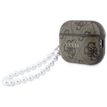 Guess 4G Pearl Strap case for AirPods Pro 3 - brown
