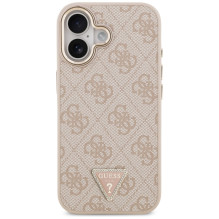 Guess 4G Triangle Logo MagSafe Case for iPhone 17 - Rose Gold