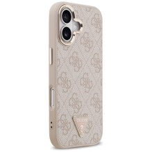 Guess 4G Triangle Logo MagSafe Case for iPhone 17 - Rose Gold