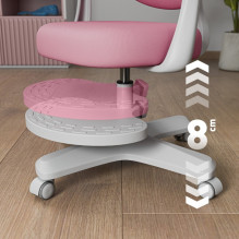 Office chair - MARK ADLER Junior 4.6 Ergonomic swivel with armrests pink Office chair - MARK ADLER Junior 4.6 Ergonomic swivel with armrests pink