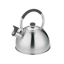 Virtuvės virdulys - Maestro MR-1323 2.5L nerūdijančio plieno su švilpuku juodas