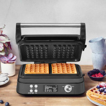 Gastroback 42449 Waffle Maker Advanced Control Black Edition