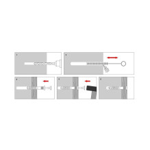 Įvaras Wkret-Met, universalūs, 5 mm x 40 mm, 200 vnt. Įvaras Wkret-Met, universalūs, 5 mm x 40 mm, 200 vnt.