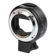 Adapteris - Viltrox EF E5 Canon EF / EF S į Sony E tvirtinimo adapterį, automatinis fokusavimas, OLED ekranas