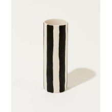 Vase Atmosphera 204295, 30 cm, white / black Vase Atmosphera 204295, 30 cm, white / black
