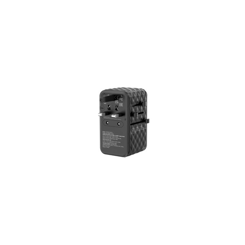 Įkroviklis „Verbatim“ universalus kelioninis adapteris 100 W GaN III