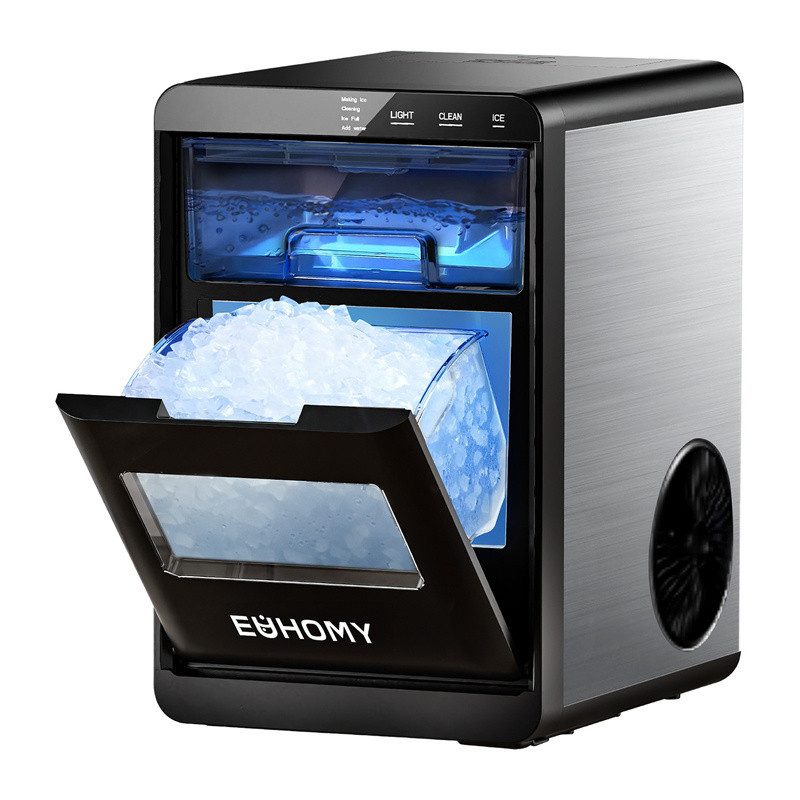 Ice maker - Euhomy IM017 20Kg pellet ice cube maker, automatic cleaning, black
