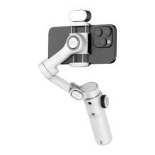 Gimbal Stabilizer - AOCHUAN X2 3-Axis Smartphone Gimbal With RGB Lighting White