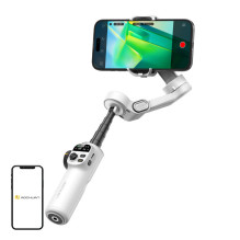 Kameros Stabilizatorius - AOCHUAN X2 3-Ašių Stabilizavimas, 20 cm Išplėtimo Rankos, 330 g Talpa, Balta