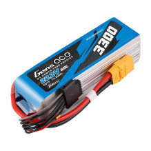 Baterija - Gens Ace G-Tech 3300mAh 22.2V 60C 6S1P XT90 Lipo Juoda Baterija - Gens Ace G-Tech 3300mAh 22.2V 60C 6S1P XT90 Lipo Juoda