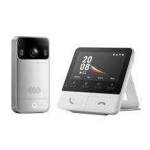 Išmanusis Video Durų Skambutis - SwitchBot 2K HD Kamera, 165° Matymo Kampas, 5000 mAh Baterija, Balta