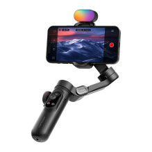 Gimbal Stabilizatorius - AOCHUAN Smart X Pro 3-Ašių Stabilizavimas, 3200 mAh Baterija, RGB Apšvietimas Juodas