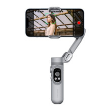 Kameros Stabilizatorius - AOCHUAN X Gimbal 3-Ašių Stabilizavimas, Integruota Apšvietimas, Keičiamas Akumuliatorius, Pilk