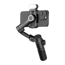 Gimbal Stabilizatorius - AOCHUAN X2 3-Ašių Su 20 cm Išplėtimo Ranka Ir RGB Apšvietimu Juodas