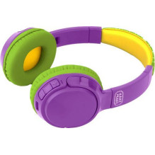 Wireless headphones for children Kakė Makė, green / purple Wireless headphones for children Kakė Makė, green / purple