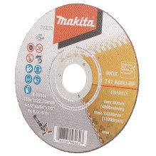 Nerūdijančio plieno pjovimo diskas Makita E-03034 115x1x22 Nerūdijančio plieno pjovimo diskas Makita E-03034 115x1x22