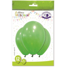 Balloon, green, D25 cm 12 pcs Balloon, green, D25 cm 12 pcs