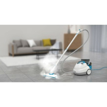 „Black Decker BHSMP2314-QS“ garinis valytuvas Cilindrinis garinis valytuvas 1,2 l 2300 W Mėlyna, balta
