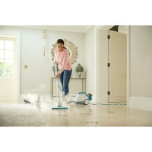 „Black Decker BHSMP2314-QS“ garinis valytuvas Cilindrinis garinis valytuvas 1,2 l 2300 W Mėlyna, balta
