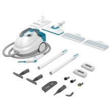 „Black Decker BHSMP2314-QS“ garinis valytuvas Cilindrinis garinis valytuvas 1,2 l 2300 W Mėlyna, balta