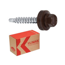 Self-tapping screw WFD, RAL8017, 4.8 mm x 100 mm, 100 pcs Self-tapping screw WFD, RAL8017, 4.8 mm x 100 mm, 100 pcs