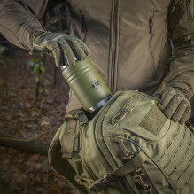 M-Tac UN-R02-750A Maisto termosas su sulankstomu nerūdijančio plieno šaukštu, 750 ml, alyvuogių žalios spalvos