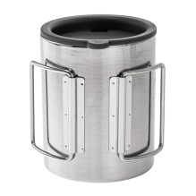 Helikon Thermal mug with lid 250 ml Silver, Black