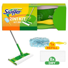 Grindų valymo rinkinys Swiffer, plastikas / poliesteris Grindų valymo rinkinys Swiffer, plastikas / poliesteris