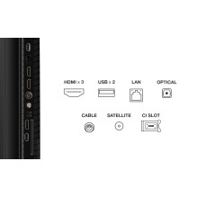 TCL P7K 65P7K TV 165.1 cm (65") 4K Ultra HD Smart TV Wi-Fi Metallic 450 cd / m²