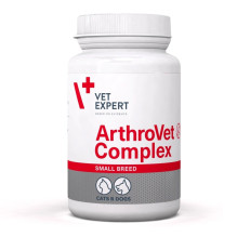 VETEXPERT ArthroVet kolagenas mažoms veislėms - papildai šunims ir katėms - 60 tablečių
