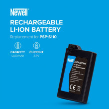 Baterija - Newell PSP-S110 1200mAh Sony PSP-2000 / 3000