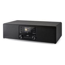 Home Audio System - JVC RD-E984B Bluetooth Wi-Fi Micro System 50W RMS Black Home Audio System - JVC RD-E984B Bluetooth Wi-Fi Micro System 50W RMS Black