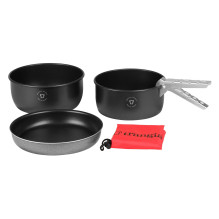 Camping Cookware - Trangia Camping Set / Tundra 20 cm Frying Pan 1.75L Pot 1.5L Pot 489g