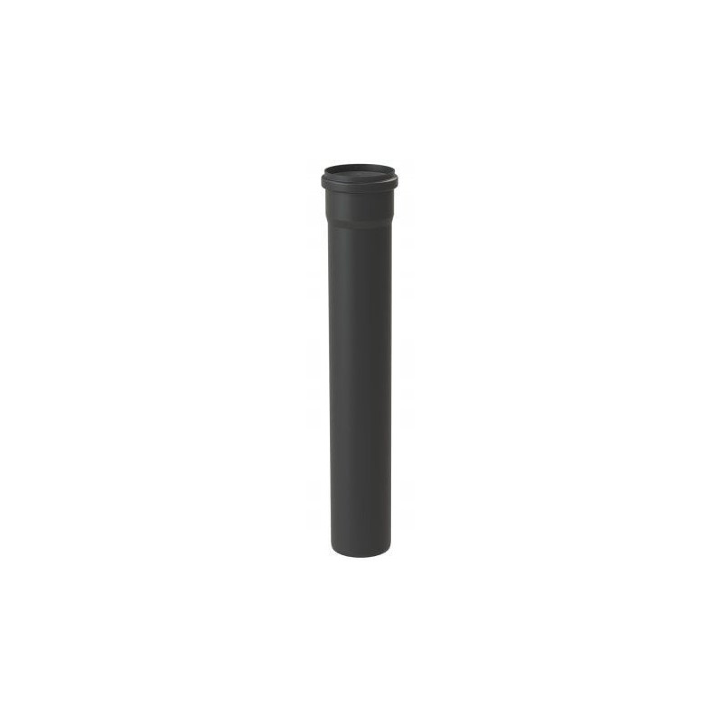 Almeva STARR Pipe with socket DN80 2m UV stabil black