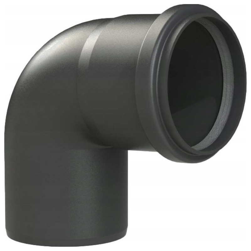 Almeva STARR Elbow 87° DN80 UV Stable Black